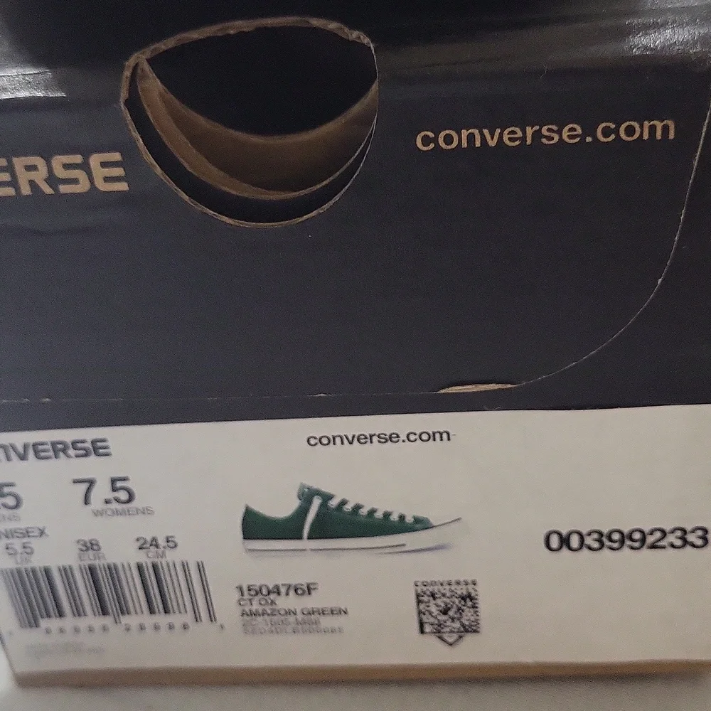 Converse Sneakers, Worn Twice - Picture 2 of 5